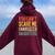You Can't Scare Me I Have Four Daughters Girl Mom Dad Women Oversized Hoodie Back Print Maroon
