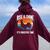 Chicken Farmer & Chicken Lover Rooster Women Oversized Hoodie Back Print Maroon