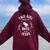 Christian Double Bass Jazz Instruments Music Women Oversized Hoodie Back Print Maroon