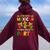 Cinco De Mayo I'm Not Mexican But Let Us Party Women Oversized Hoodie Back Print Maroon
