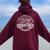I Have A Couple Chickens Chicken Math Farmer Women Oversized Hoodie Back Print Maroon