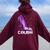 Crush Lupus Awareness Purple High Heel Purple Ribbon Womens Women Oversized Hoodie Back Print Maroon