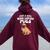 Cute Pug For Girls Dog Owner Puppy Pug Lover Women Oversized Hoodie Back Print Maroon