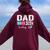 Dad 2024 Loading A Girl Or A Boy Baby Pregnancy Announcement Women Oversized Hoodie Back Print Maroon