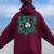 Lets Day Drink Groovy Vintage St Patrick's Day Women's Lucky Women Oversized Hoodie Back Print Maroon