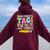 Dear Parents Tag You're It Teacher Summer Vacation Women Oversized Hoodie Back Print Maroon
