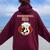 Dog Chef Cook For And Give The Cook A Kiss Women Oversized Hoodie Back Print Maroon