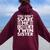 You Don't Scare Me I Have A Twin Sister Brother Boys Girls Women Oversized Hoodie Back Print Maroon