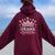 Drama Queen Theatre Actress Thespian Women Oversized Hoodie Back Print Maroon