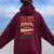 Never Dreamed That I'd Become A Grumpy Old Man Vintage Women Oversized Hoodie Back Print Maroon