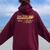 Epic Wife Since 2021 Vintage Wedding Anniversary Women Oversized Hoodie Back Print Maroon