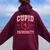 Faux Sequin Cupid University Happy Valentine’S Day Boy Girl Women Oversized Hoodie Back Print Maroon