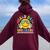 Field Day 2024 2Nd Second Grade Field Trip Teacher Student Women Oversized Hoodie Back Print Maroon