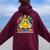 Field Day 2024 4Th Fourth Grade Field Trip Teacher Student Women Oversized Hoodie Back Print Maroon