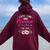 First Time Mama 2024 Mother's Day Soon To Be Mom Pregnancy Women Oversized Hoodie Back Print Maroon