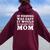 If Fishing Was Easy It Would Be Called Your Mom Fish Women Oversized Hoodie Back Print Maroon