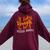 Foster Parent Mom Dad Strength Foster Care Women Oversized Hoodie Back Print Maroon