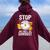 Carpentry Stop And Smell The Sawdust Working Carpenter Women Oversized Hoodie Back Print Maroon