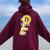 I'm A Little Door Key Nerdy Bad Dorky Mom Dad Women Oversized Hoodie Back Print Maroon