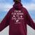 From Fur Mama To Baby Mama Est 2024 New Mom Dog Lover Women Oversized Hoodie Back Print Maroon