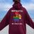 Gay Pride Skeleton Mentally Ill Rainbow Flag Lgbtq Dad Men Women Oversized Hoodie Back Print Maroon