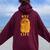 Gegagedigedagedago Nug Life Eye Joe Chicken Nugget Meme Women Oversized Hoodie Back Print Maroon