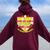 My Girl Might Not Always Swing But I Do So Game Softball Mom Women Oversized Hoodie Back Print Maroon