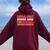 Girls Just Want To Have Fundamental Rights Feminist Equality Women Oversized Hoodie Back Print Maroon