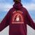 Gnome Rainbow One Loved Grandma Valentines Day Women Women Oversized Hoodie Back Print Maroon