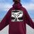 Goat Selfie With Ufos Alien Goat Ufo For Kid Women Oversized Hoodie Back Print Maroon