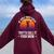 If Golf Was Easy They'd Call It Your Mom Sport Mother Adult Women Oversized Hoodie Back Print Maroon