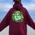 Green Goddess Earth Day Save Our Planet Girl Kid Women Oversized Hoodie Back Print Maroon