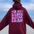 Groovy In My Dance Sister Era Women Oversized Hoodie Back Print Maroon