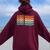 Groovy Flight Surgeon Job Title Women Oversized Hoodie Back Print Maroon