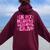 Groovy In My Middle School Era Back To School Teacher Women Oversized Hoodie Back Print Maroon