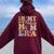 Groovy In My Softball Mom Era Mom Life Game Day Vibes Mama Women Oversized Hoodie Back Print Maroon