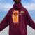 Hotdog Us Flag Sunglasses Rainbow Flag Gay Pride Lgbtq Food Women Oversized Hoodie Back Print Maroon