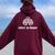 Hoy Se Bebe Cerveza Spanish For Or Women Women Oversized Hoodie Back Print Maroon