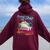 Husband Wife 21St Marriage Anniversary Cruise Ship Vacation Women Oversized Hoodie Back Print Maroon
