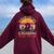 Husband And Wife Cruising Partners For Life Couple Cruise Women Oversized Hoodie Back Print Maroon