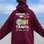 Husband And Wife Travel Partners For Life Couple Women Oversized Hoodie Back Print Maroon