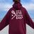 Ill Always Be Her Biggest Fan Lacrosse Lax Mom Dad Women Women Oversized Hoodie Back Print Maroon