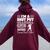 I'm A Shot Put Grandma Track Field Grandma Women Oversized Hoodie Back Print Maroon