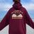 It's A Beautiful Day To Homeschool Awesome Homeschooling Mom Women Oversized Hoodie Back Print Maroon