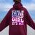 Its Me Hi I'm The Birthday Girl Its Me For Girls And Women Women Oversized Hoodie Back Print Maroon