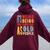 It's Weird Being The Same Age As Old People Vintage Women Oversized Hoodie Back Print Maroon