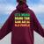 It's Weird Being The Same Age As Old People Women Oversized Hoodie Back Print Maroon
