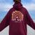 Ivf Got Hope Ivf Suprises For Vintage Rainbow Women Oversized Hoodie Back Print Maroon