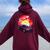 Jdm Skyline R33 Car Tuning Japan Fujiyama Drift Women Oversized Hoodie Back Print Maroon