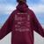 Jesus Paid It All Christianity Christian Bible Christ Women Oversized Hoodie Back Print Maroon